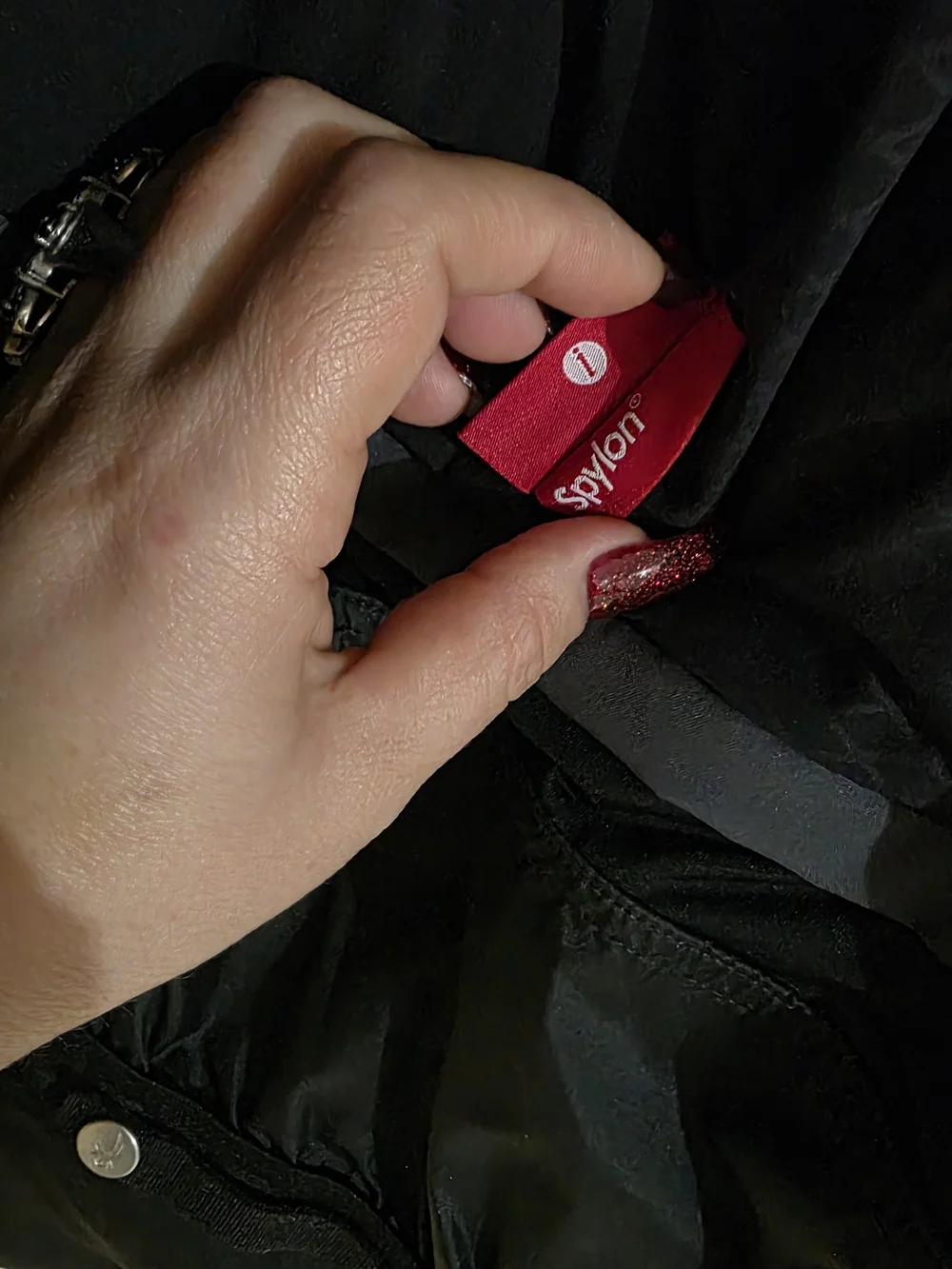 Spyder Men's Gray and Black Ski Jacket with Red Accents